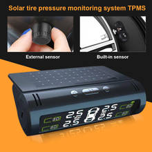 Car TPMS Solar Powered Tire Pressure Monitoring System Car RV Truck TPMS With 6 Alarm Modes And Real-time Displays 2021 2024 - buy cheap