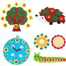 Tela tejida Manual hecha a mano para bebés, juguetes educativos de aprendizaje temprano, material didáctico Montessori, juguetes de matemáticas 2024 - compra barato
