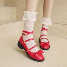 Spring and Autumn The New Comfortable Bow Single shoes pu Buckle Women's shoes Big size 33-41 Low heel shoes Heel 4cm Selling 2024 - buy cheap