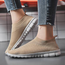 Sapatos femininos respirável tênis ao ar livre malha moda feminina luz sapatos casuais 2020 calçados confortáveis tênis femininos 2024 - compre barato