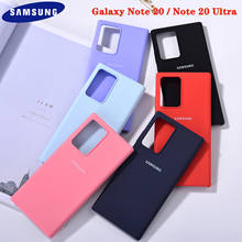 Funda de silicona líquida para Samsung Note 20 Ultra S20 FE, carcasa trasera suave Original para Samsung Galaxy Note 20 A21s, carcasa para Galaxy Note 20 + 2024 - compra barato