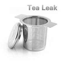 1Pcs Stainless Steel Tea Leak In Mug Tea Infuser With Lid Tea Strainer Teapot Tea Leaf Spice Filter Tea Tool Teaware Tea Fliters 2024 - buy cheap