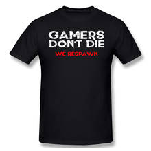 Men Battlefield T-Shirts Funny Tops Gamers Don't Die Pure Cotton Tees Harajuku tShirt 2024 - buy cheap