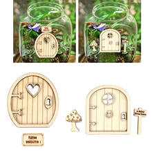 Fairy Garden Miniature Gnome Fairy Door - Mini Dollhouse Supply Yard Art Garden Sculpture, Boxwood, Miniature 2024 - buy cheap