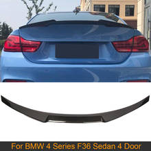 Spoiler traseiro para bmw, em fibra de carbono, 4 series f36, 420i, 428i, 435i, 418d, 420d, 435d, gran goupe 2005-2011 2024 - compre barato