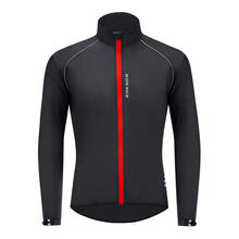 Мужская Осенняя велосипедная ветровка, легкая ветрозащитная куртка, водоотталкивающая велосипедная одежда для горного и шоссейного велосипеда, длинная Джерси 2024 - купить недорого