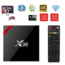 X96W Smart TV BOX Android 7.1 Set Top Boxes Amlogic S905W Quad Core 2.4GHz WiFi H.265 4K HD Home 3D Media Player 2GB 16GB Tvbox 2024 - buy cheap