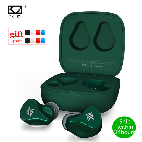 KZ Z1\Z1 PRO TWS Dynamic Driver Bluetooth True Wireless Earbuds Game mode Noise Cancelling AAC In Ear Earphone KZ S1 S1D ZSX 2022 - купить недорого