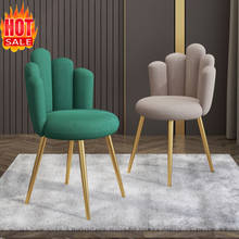 Creative Luxury Backrest Chair Dining Chair Modern Minimalist Dressing Table Stool Home Desk Sofa Chair Stool Living Room Chair 2024 - buy cheap