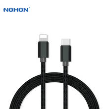 Nohon USB Type C Cable to 8pin For Lightning iPhone 11 Pro Max XS XR X 8 7 6 6S Plus Mobile Phone PD Fast Charge Data Cable Cord 2024 - buy cheap