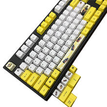 Crazy Racing Keycap OEM Profile PBT Dye Sublimation Mechanical Keyboard Key Cap For MX Switch Compatible With Ikbc Gk61 2024 - buy cheap