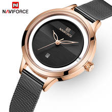 NAVIFORCE Watches Women Waterproof Fashion Quartz Watch Woman Stainless Steel Wrist Watch for Girl Relogio Feminino Montre Femme 2024 - buy cheap