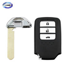 Replacement Shell Smart Remote Key Case Fob 3 Button for Honda Accord CRV Fit with small key 2024 - buy cheap