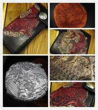 Diseño de pez Yin y yang, herramientas de trabajo de cuero de diseño único para tallar golpes, sello artesanal con herramientas de tallado de cuero 2024 - compra barato