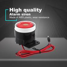 New DC Piezo Electronic Buzzer Alarm Siren Security Horn 12V DC Electronic Buzzer Alarm Siren Security Horn 110dB Alarm Siren 2024 - buy cheap