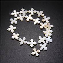 Natural White Mother Of Pearl Shell Beads Loose Flat Snowflake Shape Freshwater Shell Chip Charms Beads Supply Jewelry Making 2024 - buy cheap