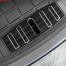 BJMYCYY-panel de protección de acero inoxidable para caja de repuesto delantera, bloqueo para Tesla modelo 3 2017-2019, accesorios 2024 - compra barato