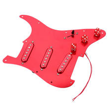 1pc Prewired Loaded Alnico V Pickguard SSS For ST Guitar Pickups Metal 2024 - buy cheap