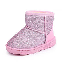 Winter Wool Shoes Kids Girls Snowboots Glitter Boys Teenage Boots Children Waterproof Shoes Snow Boots Warm Thick Baby Boots 2024 - buy cheap