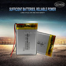 Batería recargable de polímero de litio, 1000mAh, 3,7 V, 523450, para GPS, teléfono inteligente, DVD, MP3, MP4, MP5, lámpara Led, 2 uds. 2024 - compra barato