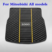 Car Trunk Liners Mats for Mitsubishi Pajero Sport Lancer Galant Ex Dazzle ASX Outlander Grandis Car Accessorie Boot Trunk Pads 2024 - buy cheap