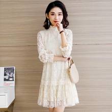 Dresses for Women Autumn  Winter New Lace Dress Women's Loose Large Size Vestido De Mujer 2024 - buy cheap