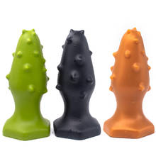 Супер мягкие шипы Анальная пробка пенис Вагина анальный расширитель простата массаж большой Анальная пробка взрослые секс-игрушки для мужчин женщин мужчин геев 2024 - купить недорого