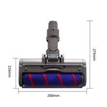 Escova macia para aspirador de pó dyson v7 v8 v10 v11, peças de limpeza rápida de piso ou carpete 2024 - compre barato