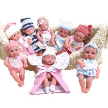 Модные куклы Reborn 30 см для новорожденных, куклы модницы, игрушки с принтом, одежда, костюм для девочек, подарок на день рождения 2024 - купить недорого