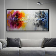 Hand Painted Landscape Abstract Painting Modern Style Wall Art Canvas Painting Acrylic Paints For Home Wall Decoration No Frame 2024 - buy cheap