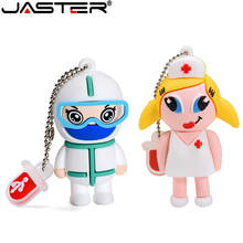 JASTER-Pendrive doctor Nurse, unidad Flash USB 2,0, 4GB, 8GB, 16GB, 32GB, 64GB 2024 - compra barato