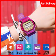 Women Watches 2022 Women's LED Digital Wrist Watches For Men Women Silicone Strap Sport Watch Electronic Clock relogio feminino 2024 - buy cheap