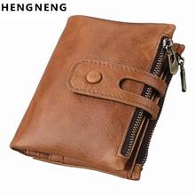 Short Men Wallet Genuine Leather Wallet Men Coin Purse Male Cuzdan Women's Wallet Women purse Card Holder Driver License Holder 2024 - buy cheap