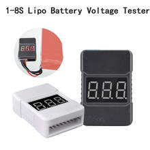 1-8S Lipo Battery Voltage Tester/ Low Voltage Buzzer Alarm/ Battery Voltage Checker with Dual Speakers 2024 - buy cheap