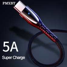 5A USB tipo C Cable de carga rápida datos tipo C cargador USB para Huawei P30 P20 Mate 20 Pro teléfono Supercharge Quick Charge 3,0 USBC 2024 - compra barato