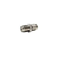 1PC  NEW  SMA Male Plug To MINI UHF Female Jack  RF Coax Adapter Convertor  Straight  Nickelplated  Wholesale HOT 2024 - buy cheap