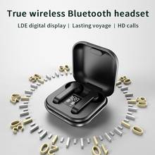 Auriculares deportivos con Bluetooth 5,0, dispositivo de audio LB-30, impermeable, con cancelación de ruido, estéreo, Binaural, Control táctil 2024 - compra barato