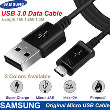 Original Samsung Fast Charger Micro USB Cable 1/1.2/1.5M 2A Data Line For Galaxy S6 S7 Edge Note 4 5 J4 J6 J5 A3 A7 A5(2016) 2024 - buy cheap