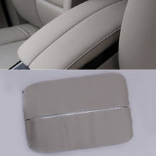Cubierta de cuero PU para Reposabrazos de consola central, color gris, para BMW X5, E70, X6, E71, 2008, 2009, 2010, 2011, 2012, 2013, 2 unids/set por juego 2024 - compra barato