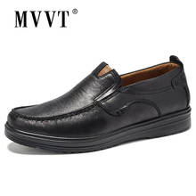 Sapatos de couro de microfibra masculinos, calçados sem cadarço confortáveis para homens, mocassim confortável 2024 - compre barato