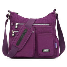 Women Shoulder Bag Fashion Casual Normal Waterproof Nylon Crossbody Handbag 2024 - buy cheap
