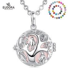 Ожерелье-медальон Eudora для всей семьи, ожерелье с кулоном в виде дерева, 20 мм, гармония, шарики для беременных, украшения для детей и беременных, K370 2024 - купить недорого