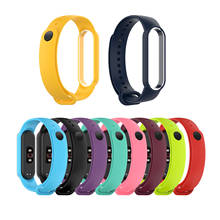 Soft Silicone Strap for Xiaomi Mi Band 5 Miband 5 Sport watch band Colorful wristband Mi band5 bezel frame bracelet Bumper Case 2024 - buy cheap