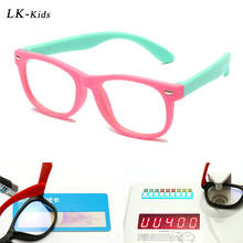 LongKeeper Anti Blue Light Blocking Glasses For Kids TR90 Safety UV400 Rivet Optical Frame Children BoyS Girls Square Eyeglasses 2024 - buy cheap