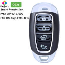 KEYECU Smart Remote Car Key With 4 Buttons 433.92MHz 47 Chip for Hyundai Santa Fe 2019 2020 Fob 95440-S1000 FCC ID: TQ8-FOB-4F19 2024 - buy cheap