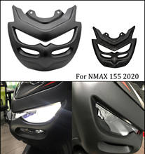 Для YAMAHA NMAX 155 125 NMAX 155 NMAX 155 2020 Передняя фара Крышка передняя фара обтекатель панель фар декоративная крышка 2024 - купить недорого