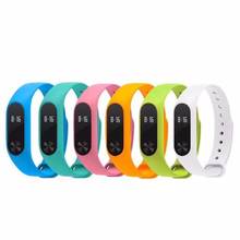 Новый 2020 для Xiaomi Mi Band 5 4 3 2 Браслет ремешок Mi 5 ремешок браслет для Mi Band 2, 3, ремешок с силиконовым ремешком 2024 - купить недорого