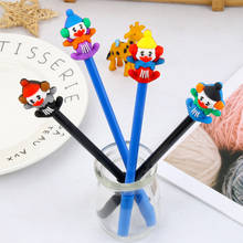 36pc/lot  Cute Circus Clown Gel ink pen/ student office water pen / signature pen/children Christmas gift/creative stationery 2024 - buy cheap