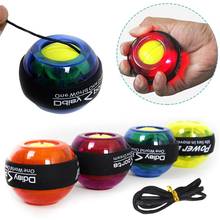 Rainbow LED Muscle Power Ball Wrist Ball Trainer Relax Gyroscope PowerBall Gyro Arm Exerciser Strengthener Fitness Equipments 2024 - buy cheap