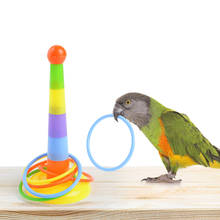 Brinquedo para aves, mini ponteira colorida, divertido, para treinamento de papagaio, brinquedo educativo, suprimentos para aves, cor aleatória 2024 - compre barato